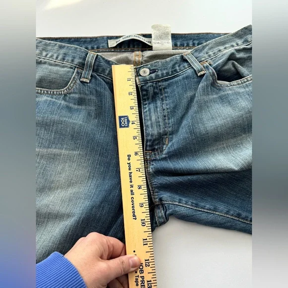 VINTAGE 2004 Gap Long and Lean Jeans Size 12 Ankle Made in USA euc - Picture 8 of 13